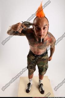 Edgar Revolver Pose With Cigarette